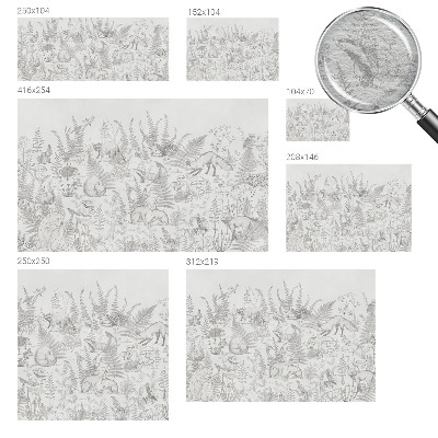 Fototapet på mål Skovdyr