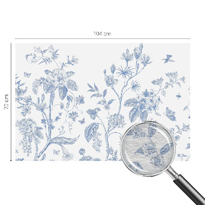 Høj kvalitet fototapet med blomstermønster