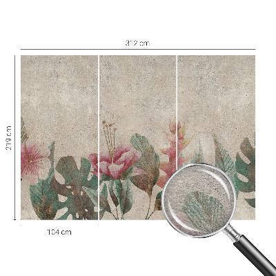 Vlies fototapet Subtil flora
