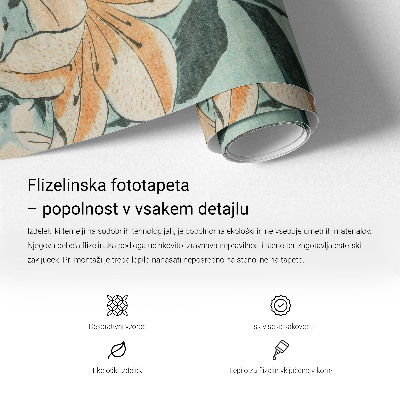 Vlies fototapet Subtil flora