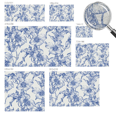 3D fototapet Blomstergrene