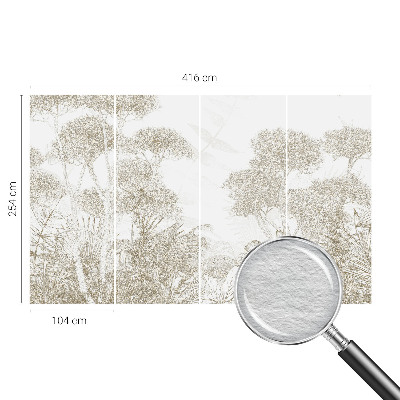 Fototapet efter mål Tropisk vegetation