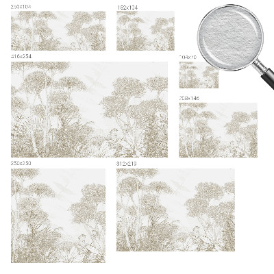 Fototapet efter mål Tropisk vegetation
