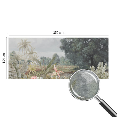 Høj kvalitet fototapet med motiv af et eksotisk landskab