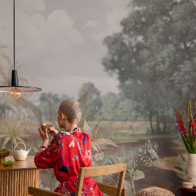 Høj kvalitet fototapet Eksotisk landskab