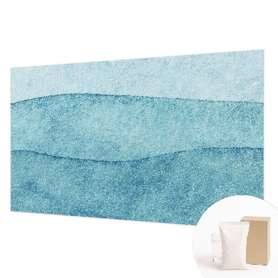 Foto tapet Blå bølger