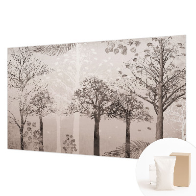 Non-woven fototapet Sarte træer