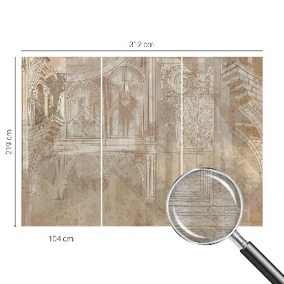 Tapet Historiske ornamenter