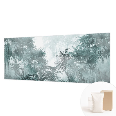 Fototapet stue Eksotisk grøn