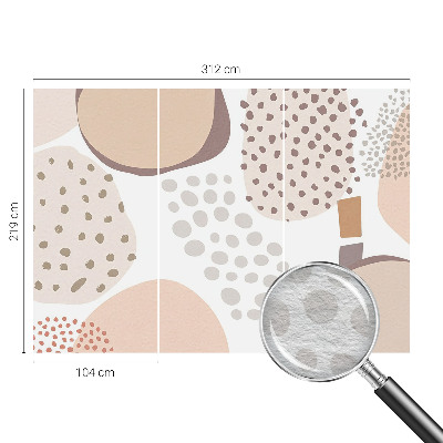 Non-woven fototapet Diskrete prikker