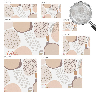 Non-woven fototapet Diskrete prikker