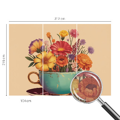 Fotostat En farverig buket