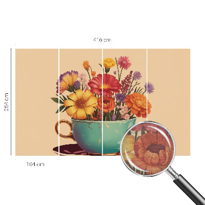 Fotostat En farverig buket