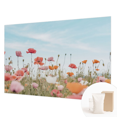 Tapet Valmueblomster