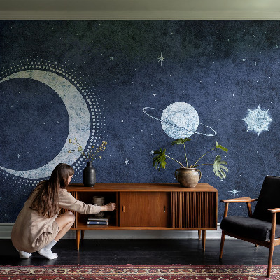 Fototapet stue Stjernemotiv