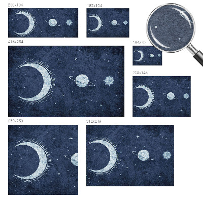 Fototapet stue Stjernemotiv