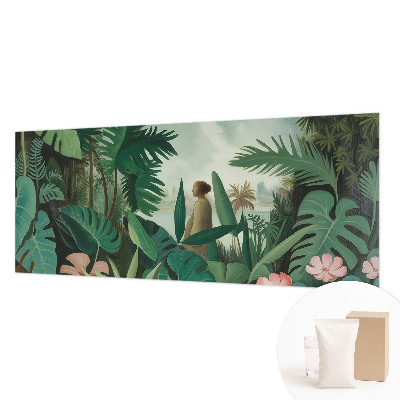 Fototapet børneværelse med eksotisk junglemotiv