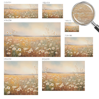 Fototapet på mål Blomstereng