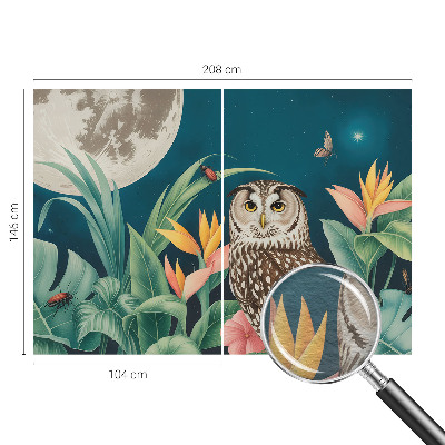 Modern fototapet Månesafari