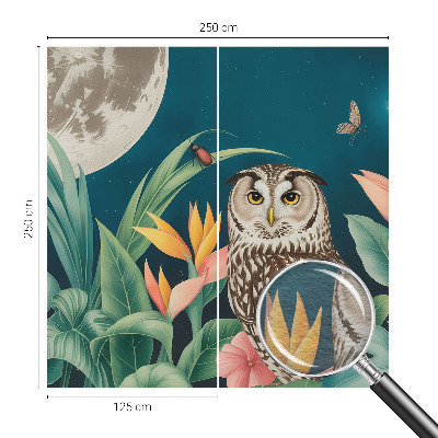 Modern fototapet Månesafari