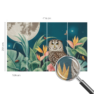 Modern fototapet Månesafari