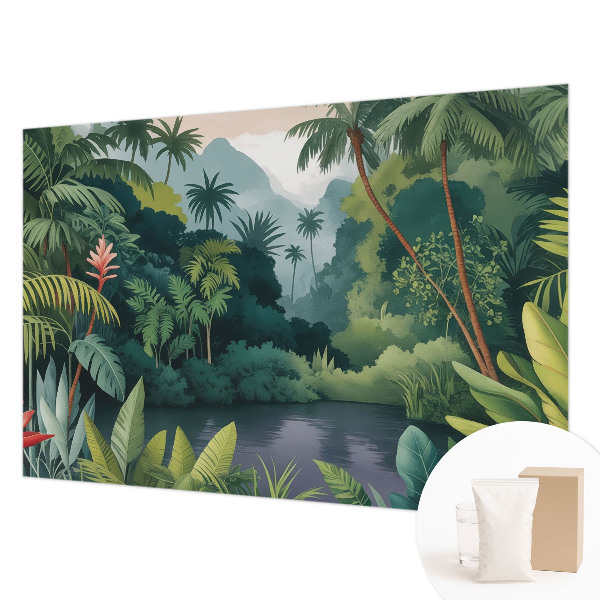 Stor fototapet Eksotisk landskab