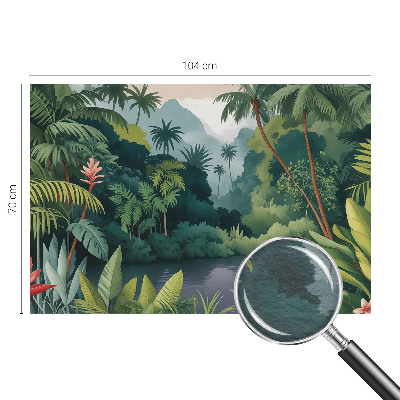 Stor fototapet Eksotisk landskab