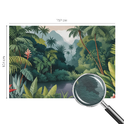 Stor fototapet Eksotisk landskab