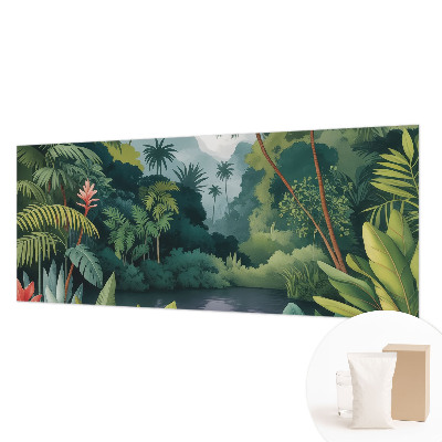 Stor fototapet Eksotisk landskab