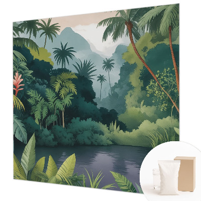 Stor fototapet Eksotisk landskab