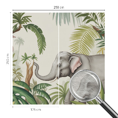 3D fototapet Eksotisk scene