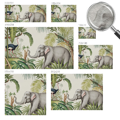 3D fototapet Eksotisk scene