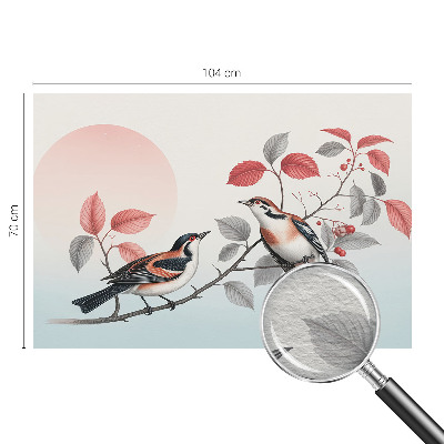 Foto tapet Siddende fugle