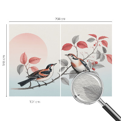 Foto tapet Siddende fugle