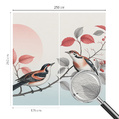 Foto tapet Siddende fugle