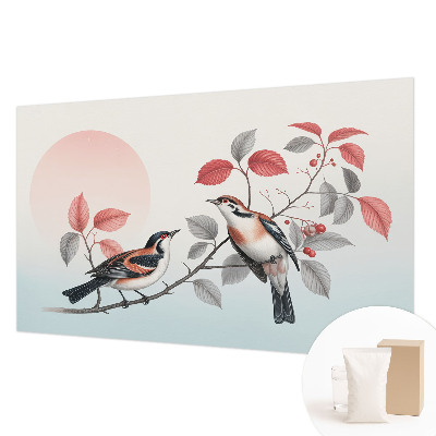 Foto tapet Siddende fugle