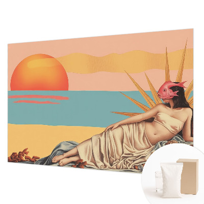 Non-woven fototapet med motiv af surrealismens vesten