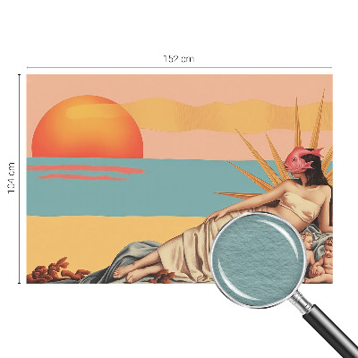 Non-woven fototapet med motiv af surrealismens vesten