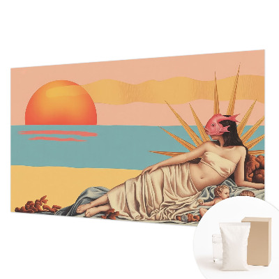 Non-woven fototapet med motiv af surrealismens vesten