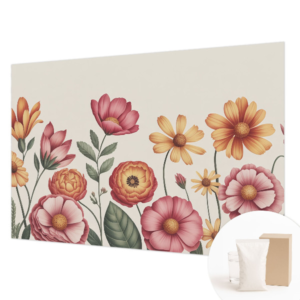 Tapet med blomsterarrangement