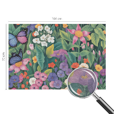 Fototapet børneværelse Blomstereksplosion