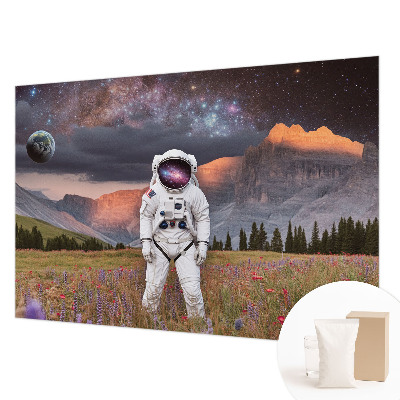 Fototapet på mål med motiv af et kosmisk landskab