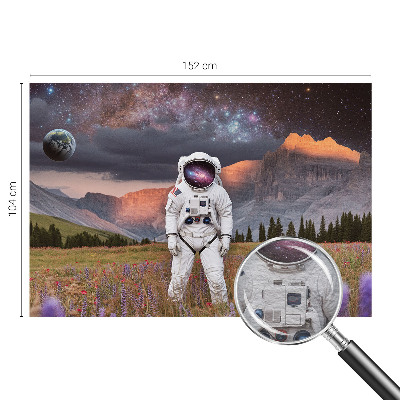 Fototapet på mål med motiv af et kosmisk landskab