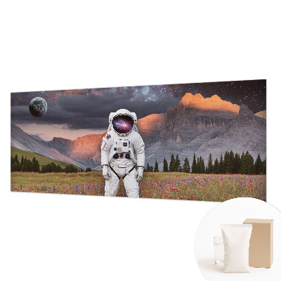 Fototapet på mål med motiv af et kosmisk landskab