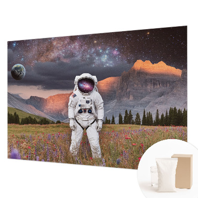Fototapet på mål med motiv af et kosmisk landskab
