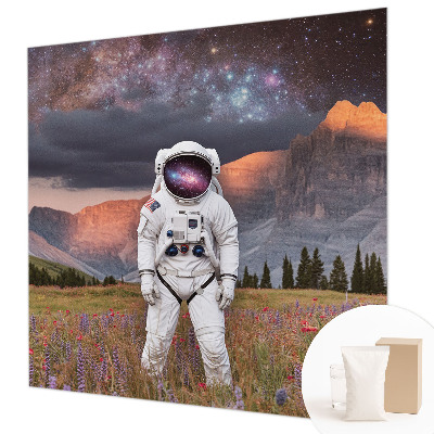 Fototapet på mål med motiv af et kosmisk landskab