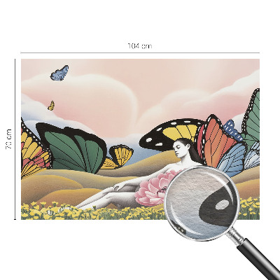 Stor fototapet Sommerfugleeng