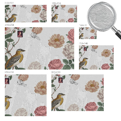 Foto tapet Vintage blomster