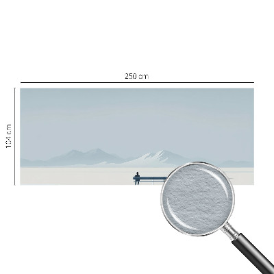 Fototapet stue Minimalistisk landskab