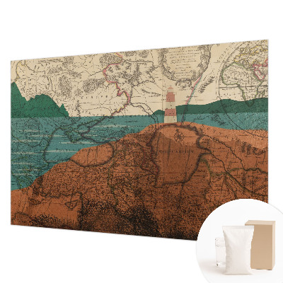 Fototapet til børn Historisk kort